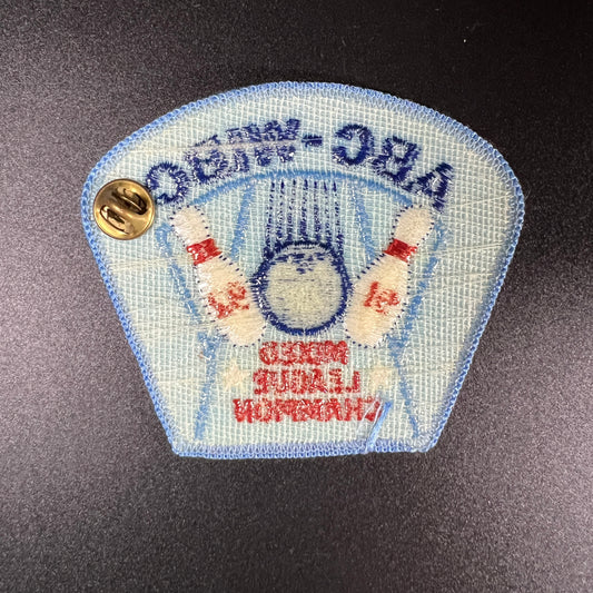 Vintage 1991–1992 ABC-WIBC Mixed League Champion Patch & Pin Set