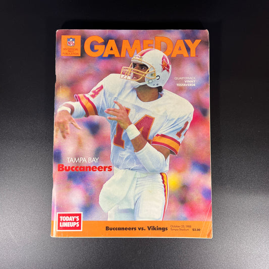 1988 Tampa Bay Buccaneers Gameday Souvenir Program