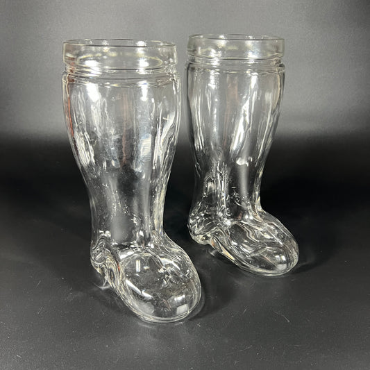 Set of 2 Large Das Boot Beer Stein Glasses
