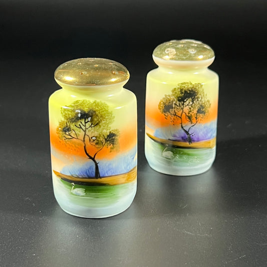 1950s Hand-Painted Japanese Salt & Pepper Shakers