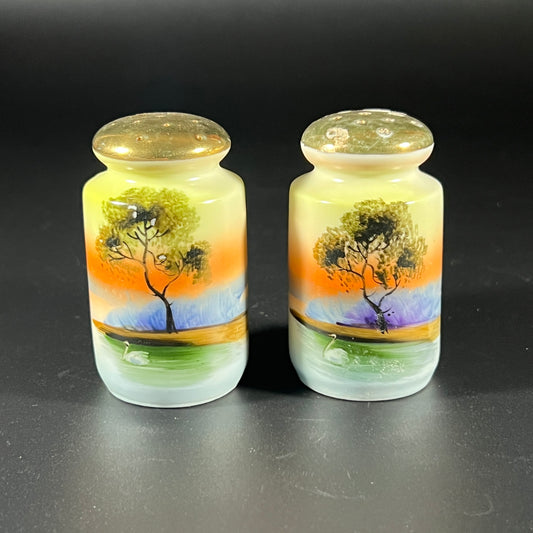 1950s Hand-Painted Japanese Salt & Pepper Shakers