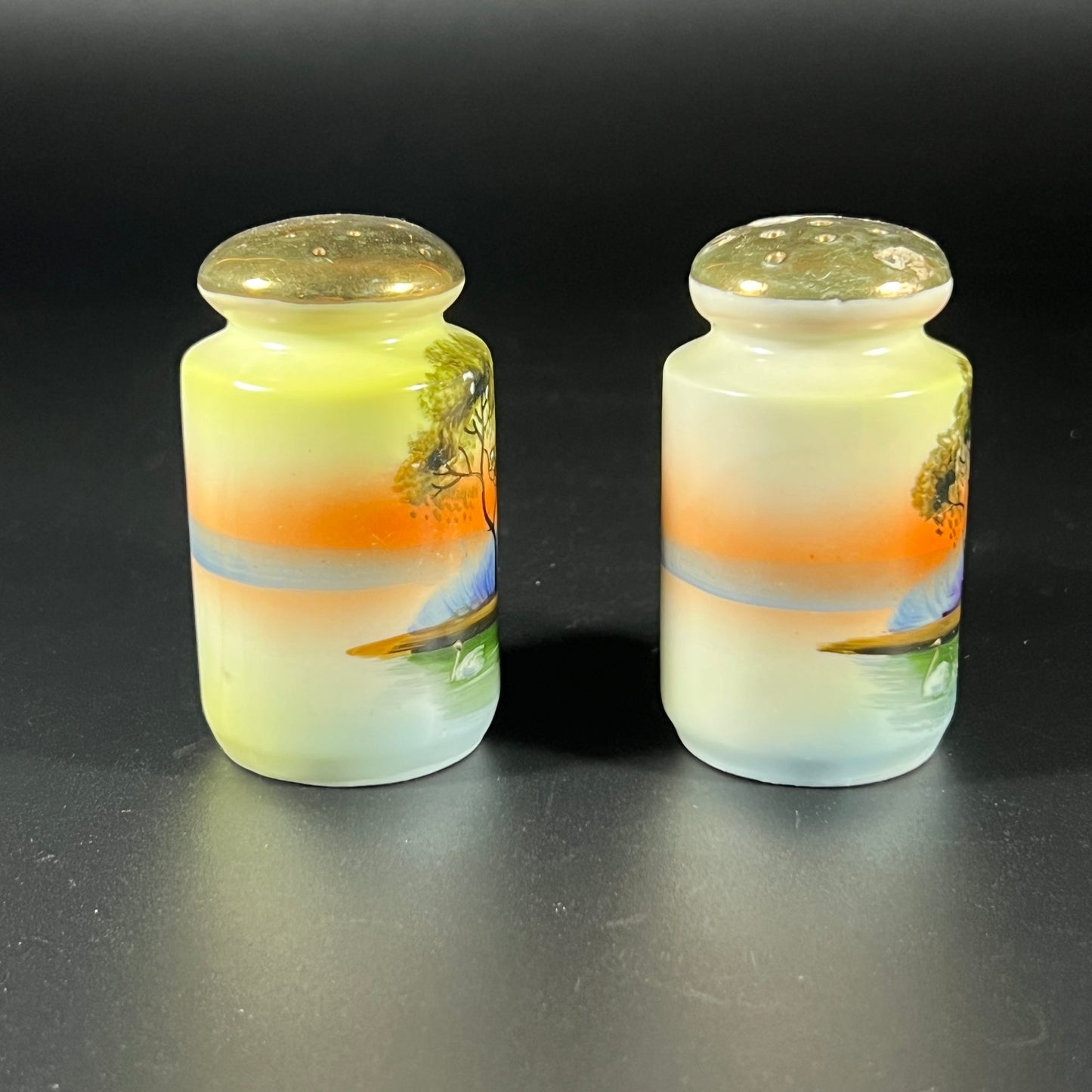 1950s Hand-Painted Japanese Salt & Pepper Shakers