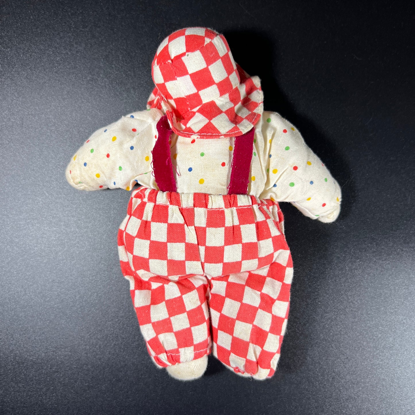 Whimsical Whimsical Vintage Set of 5 Porcelain Sandbag Clown Dolls – 6” Tall