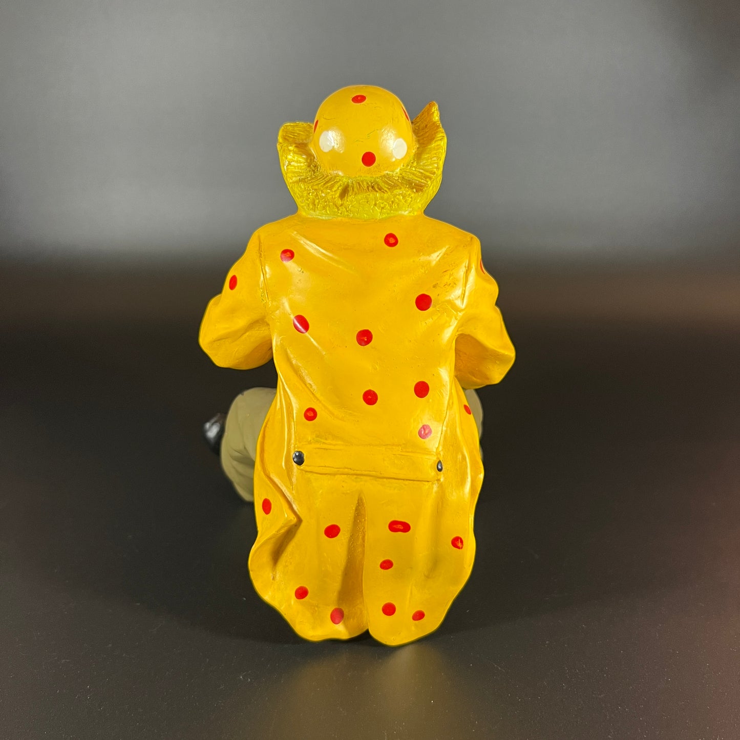Vintage Musical Clown Trio – Hand-Painted Resin Figures (Set of 3)
