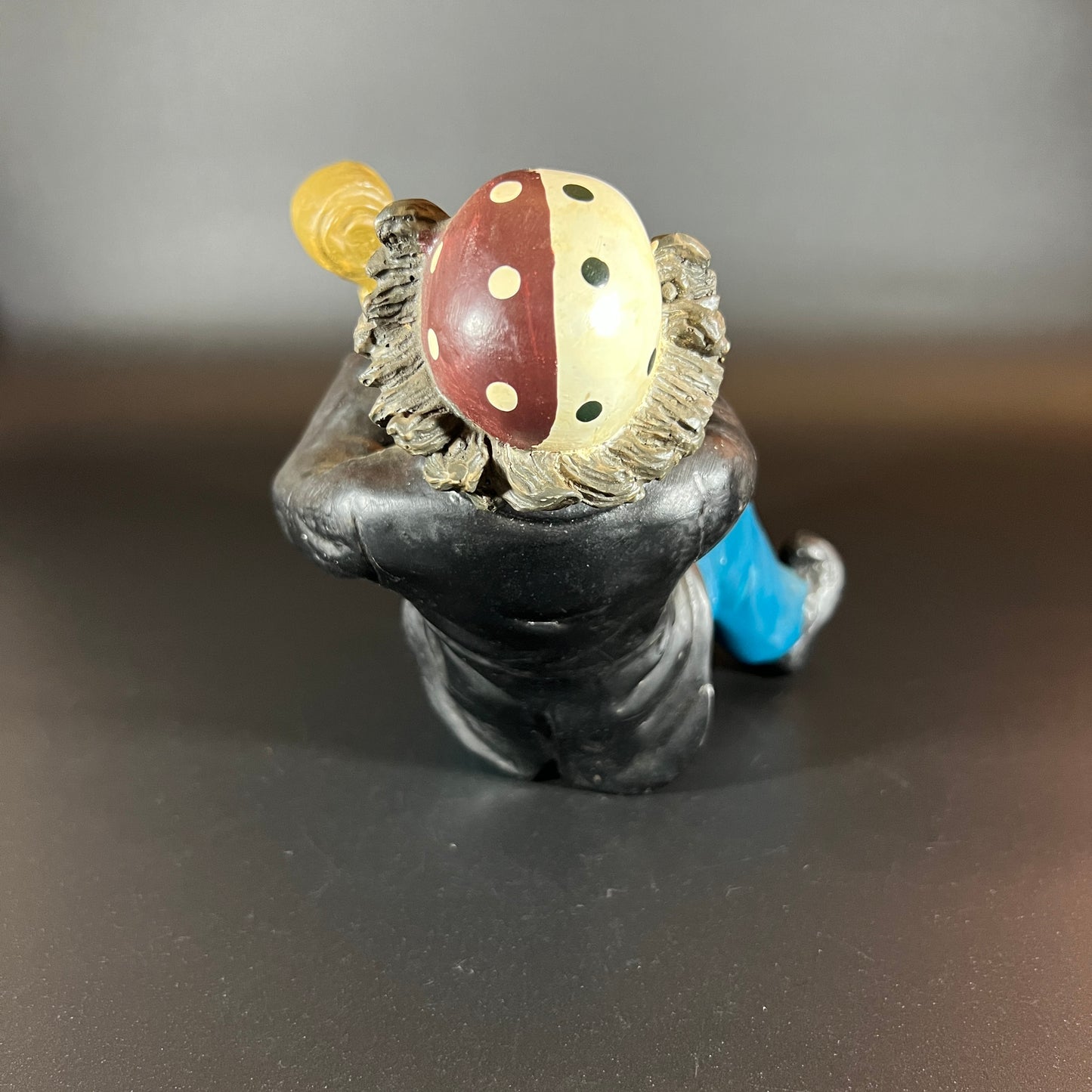 Vintage Musical Clown Trio – Hand-Painted Resin Figures (Set of 3)