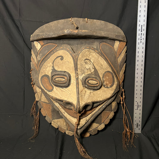 29" Middle Sepik River Wooden Spirit Mask | Papua New Guinea | Ron Perry Provenance