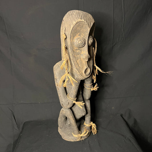 21" Sepik River Ancestor Sculpture (Awan / Village Cult Figure) | Papua New Guinea | Ron Perry Provenance