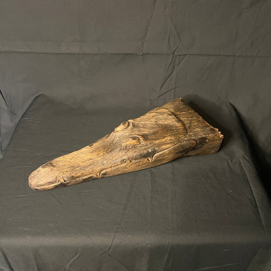 Antique Sepik River Crocodile Canoe Prow | Iatmul, Papua New Guinea | Ron Perry Provenance