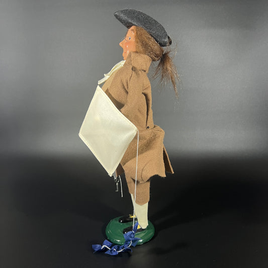 Byers Choice Doll - Ben Franklin with Kite and Key