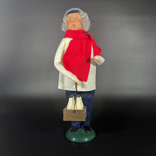 Byers Choice Doll - Milk Man Christmas Caroler