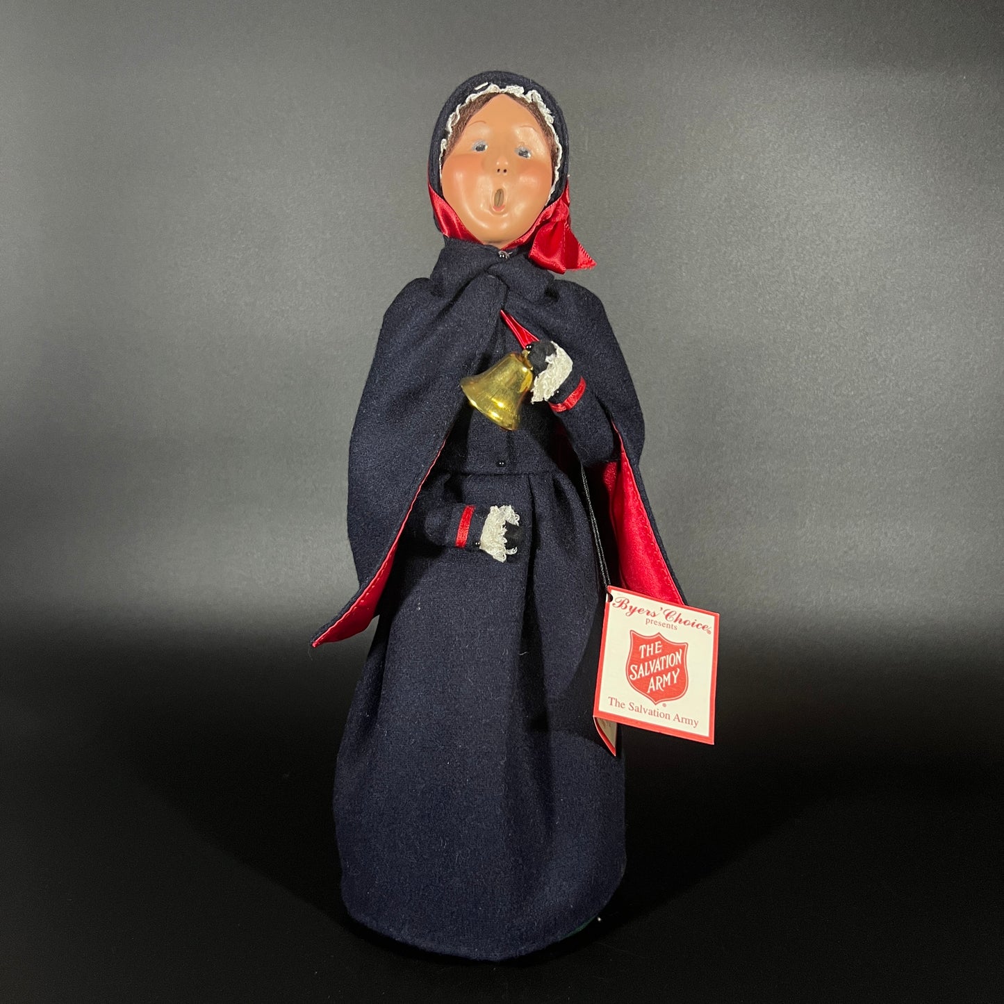 Byers Choice Doll - Salvation Army Woman with Bell and Kettle