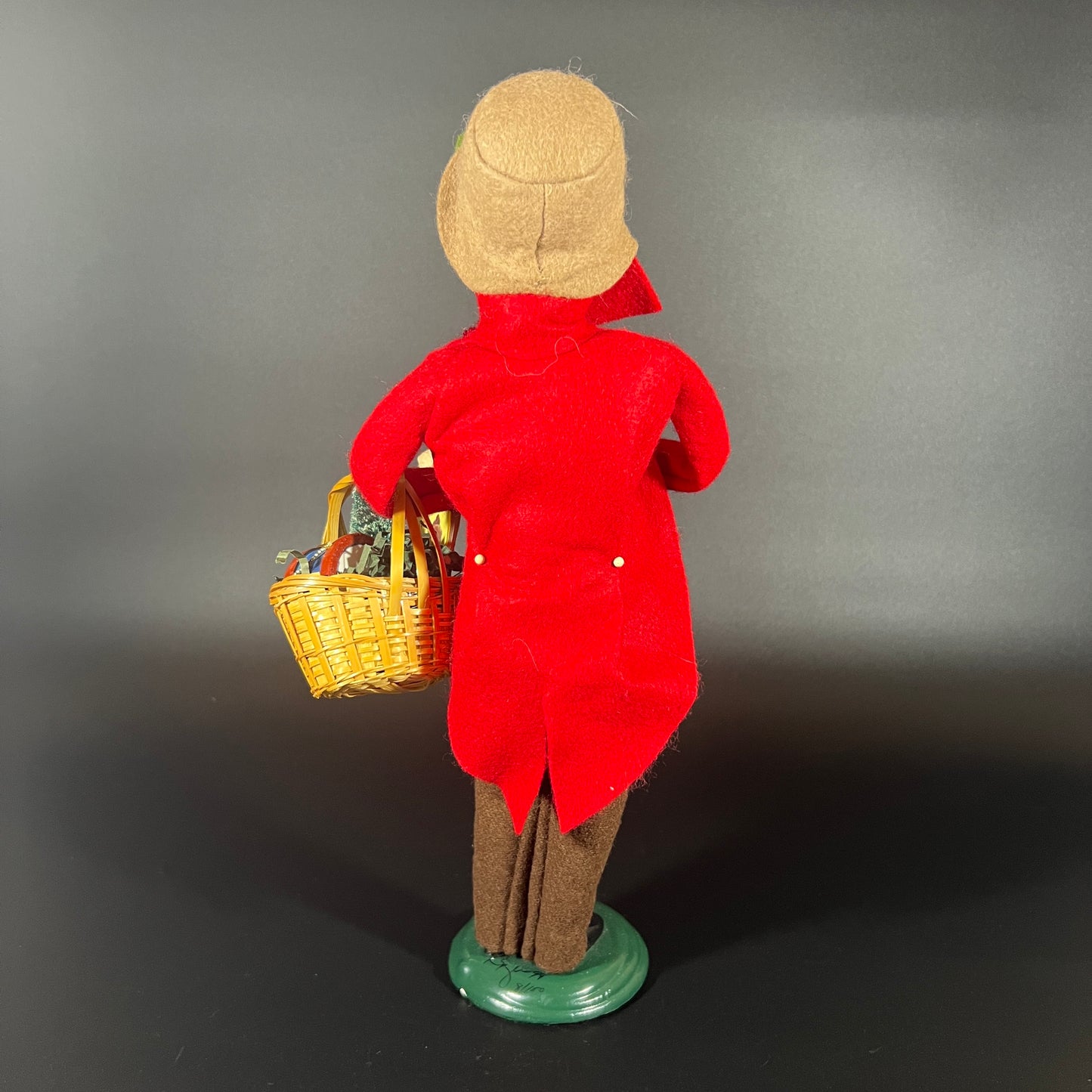 Byers Choice Doll - African American Man with Doll, Basket and Book