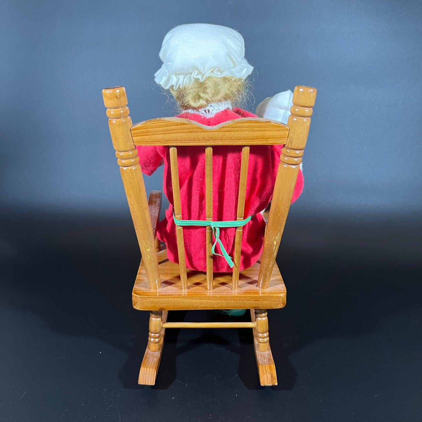 Byers Choice Doll - Mrs Clause Reading to a Child with Rocking Chair and Book