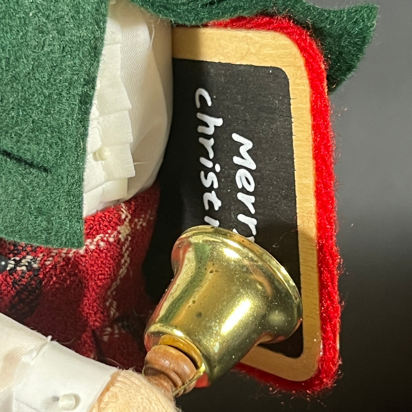 Byers Choice Doll - Woman Teacher with Bell, Blackboard and Book