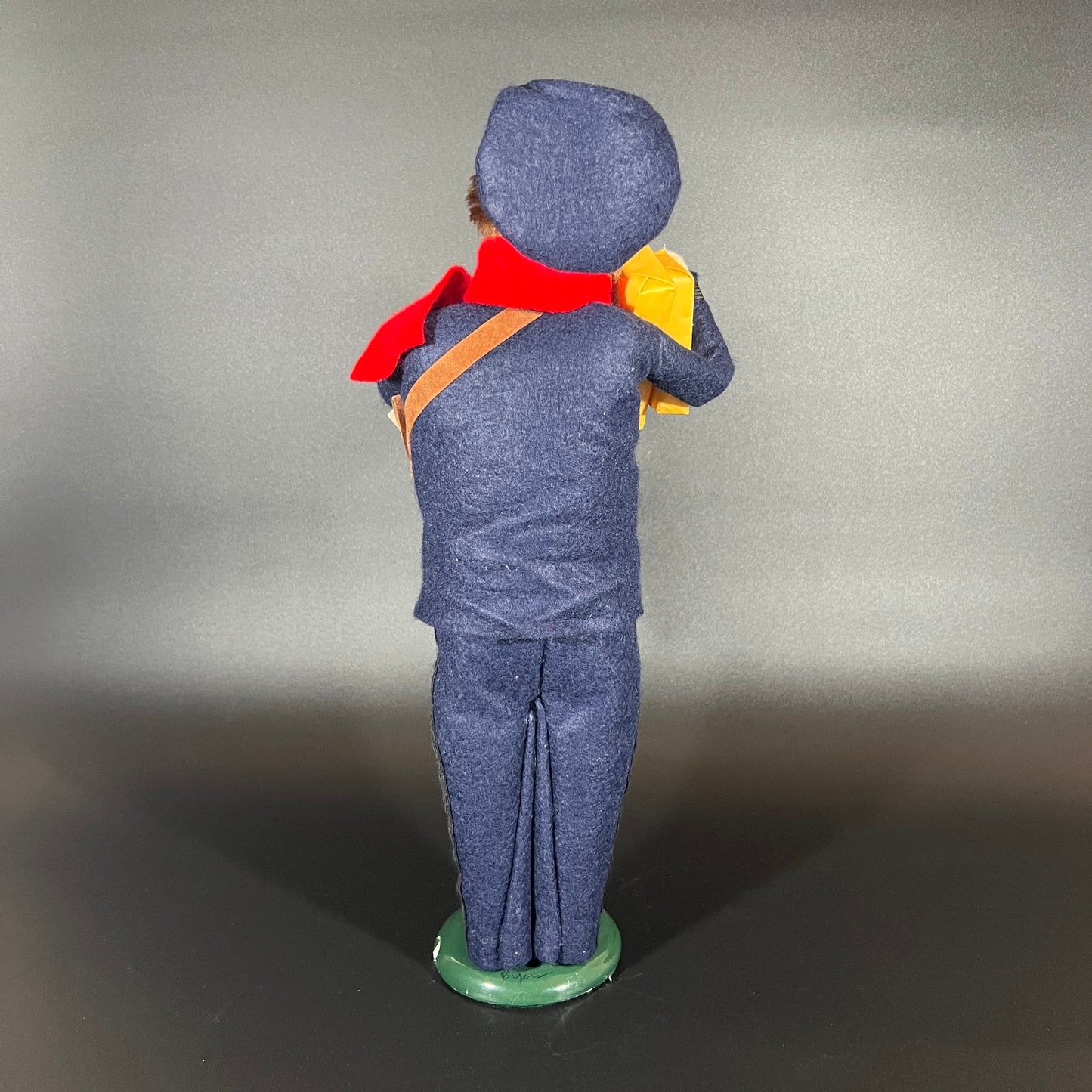 Byers Choice Doll - Mailman Holding Packages and Mail with Post Box