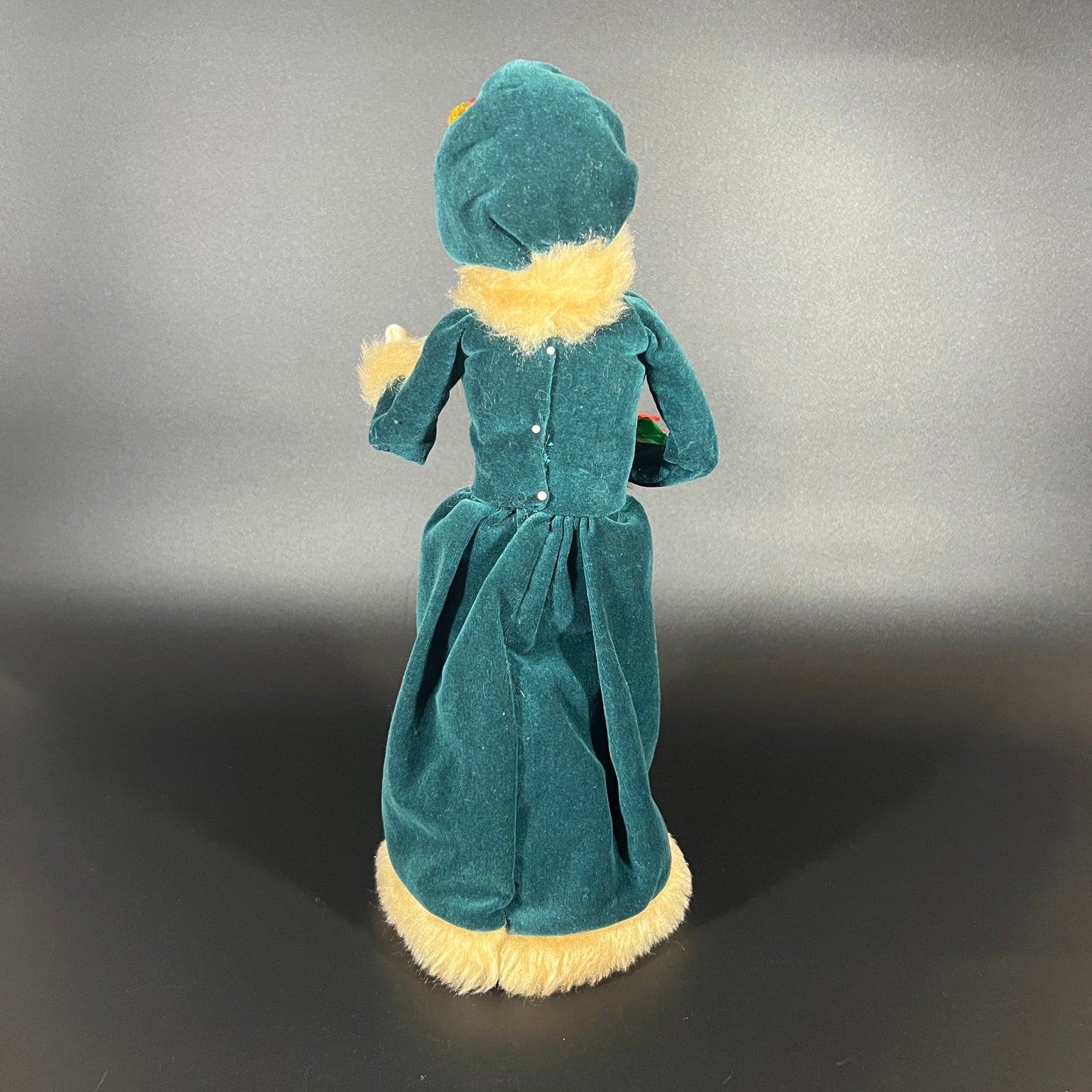 Byers Choice Doll - Woman Caroler Holding a Poinsettia