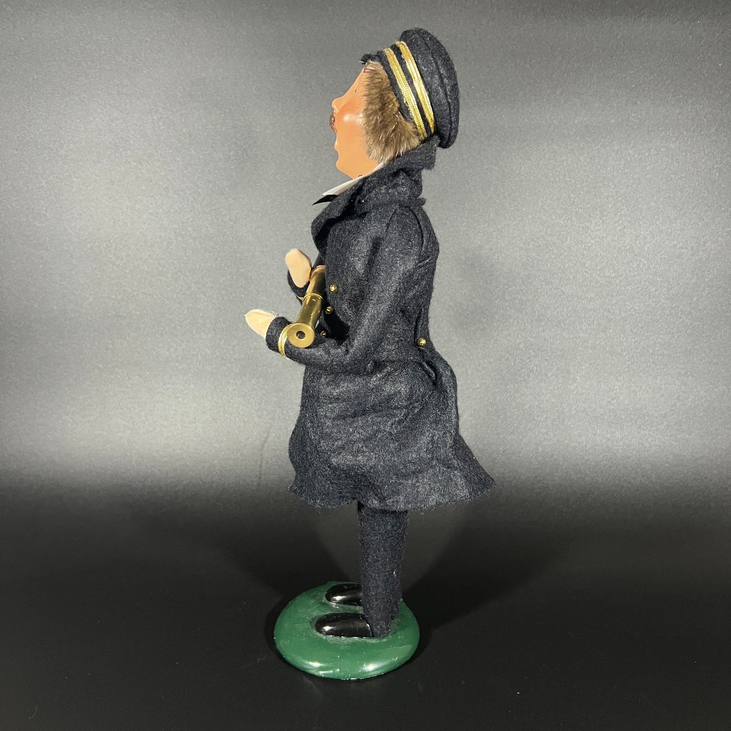 Byers Choice Doll - Sea Captain Caroler Holding a Spyglass