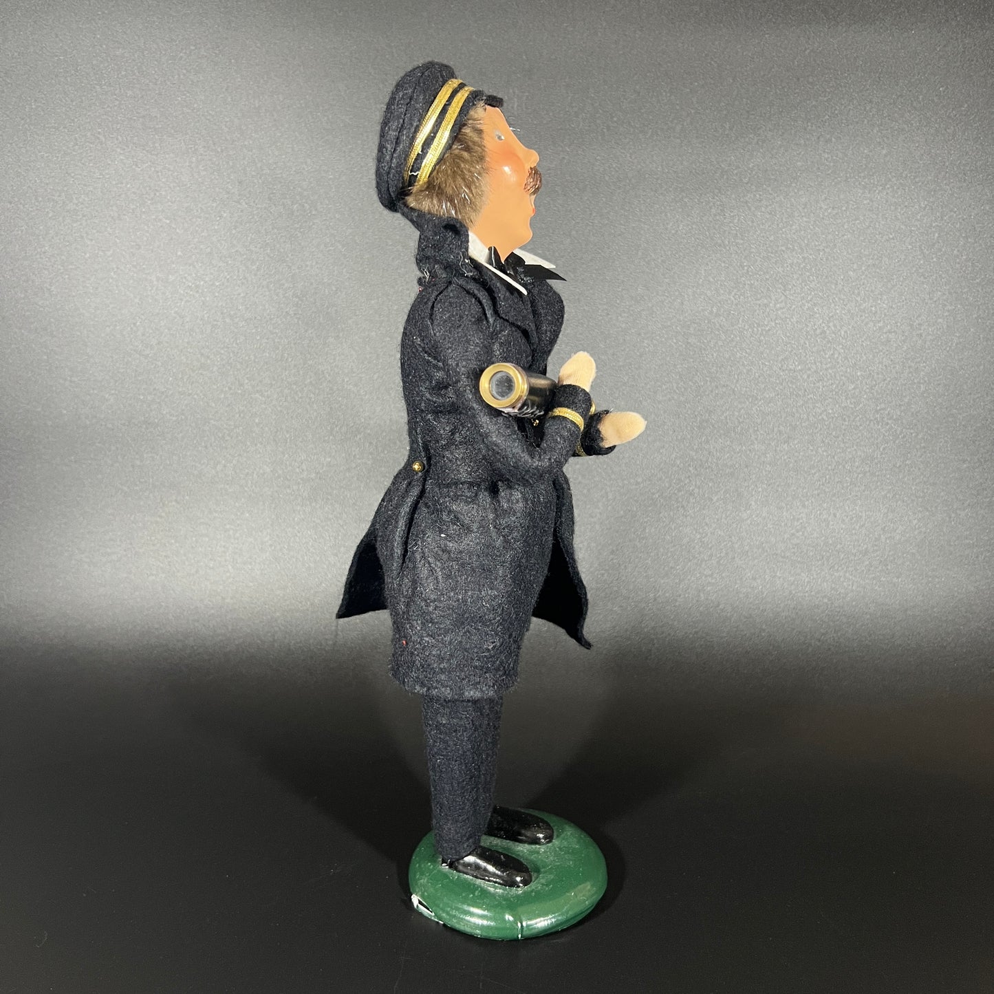 Byers Choice Doll - Sea Captain Caroler Holding a Spyglass