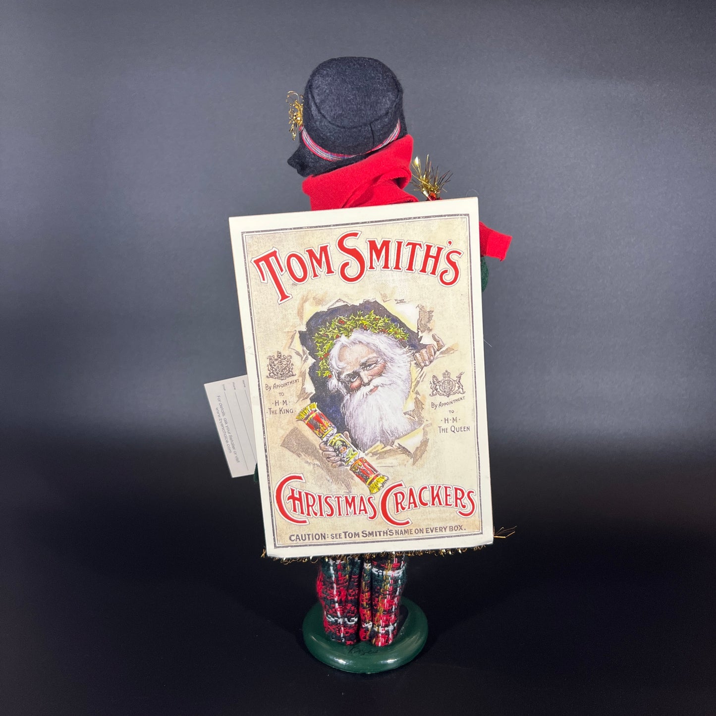 Byers Choice Doll - Tom Smith's Christmas Crackers Ad Board Man