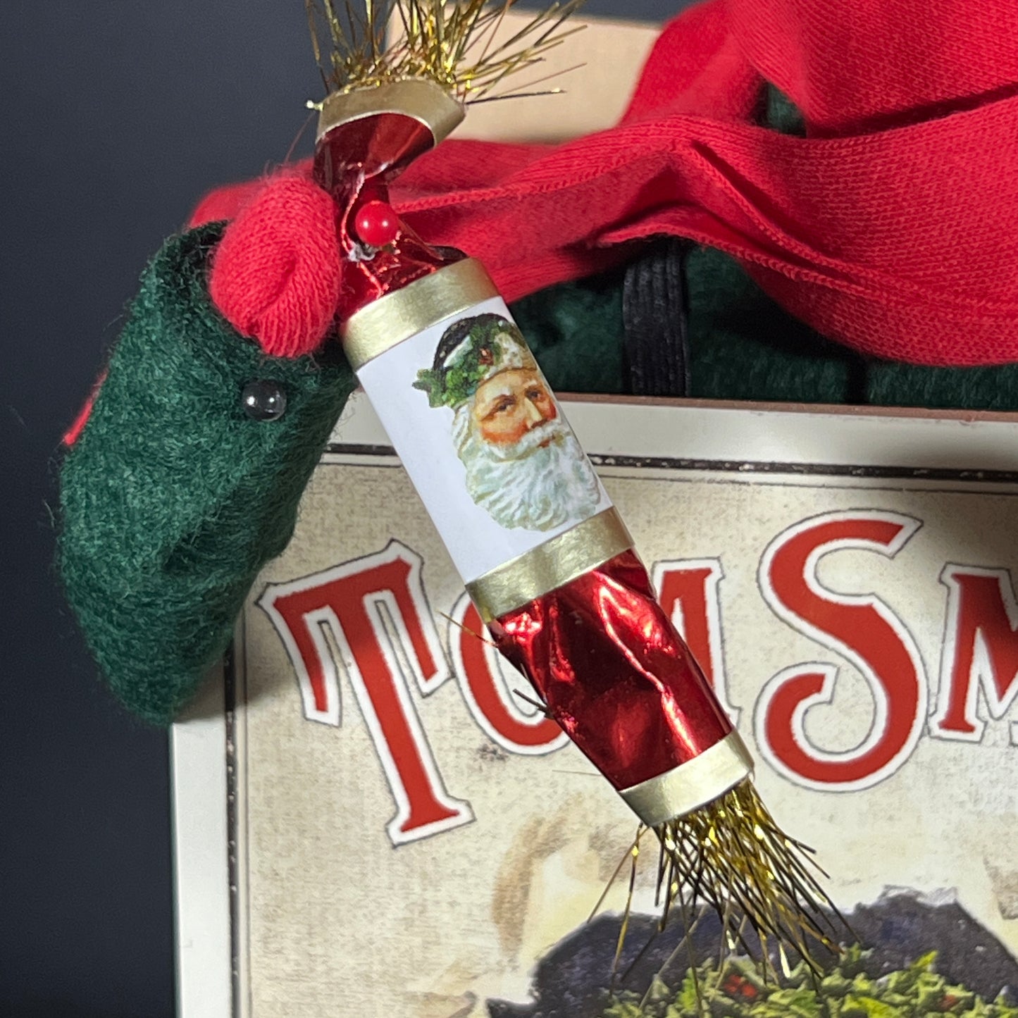 Byers Choice Doll - Tom Smith's Christmas Crackers Ad Board Man
