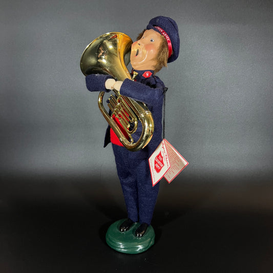 Byers Choice Doll - Salvation Army Tuba Player Caroler