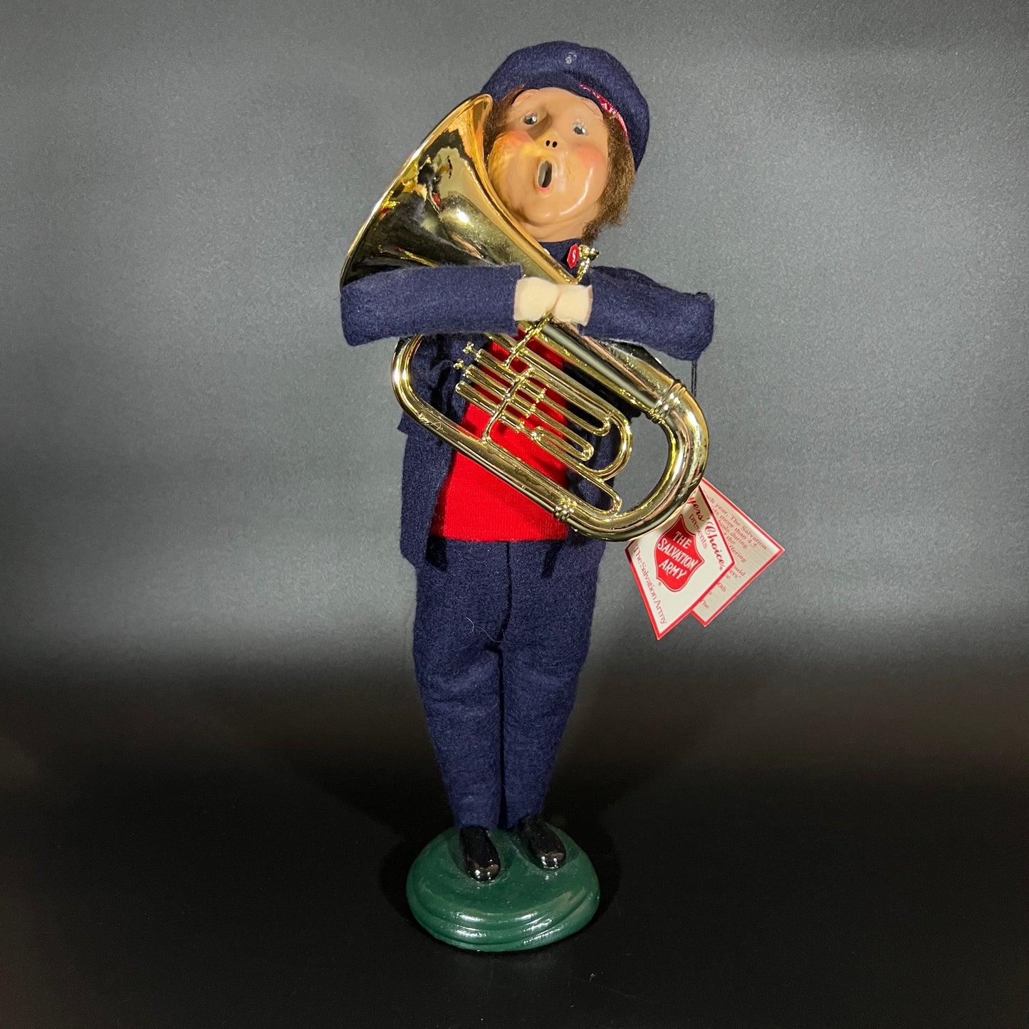 Byers Choice Doll - Salvation Army Tuba Player Caroler