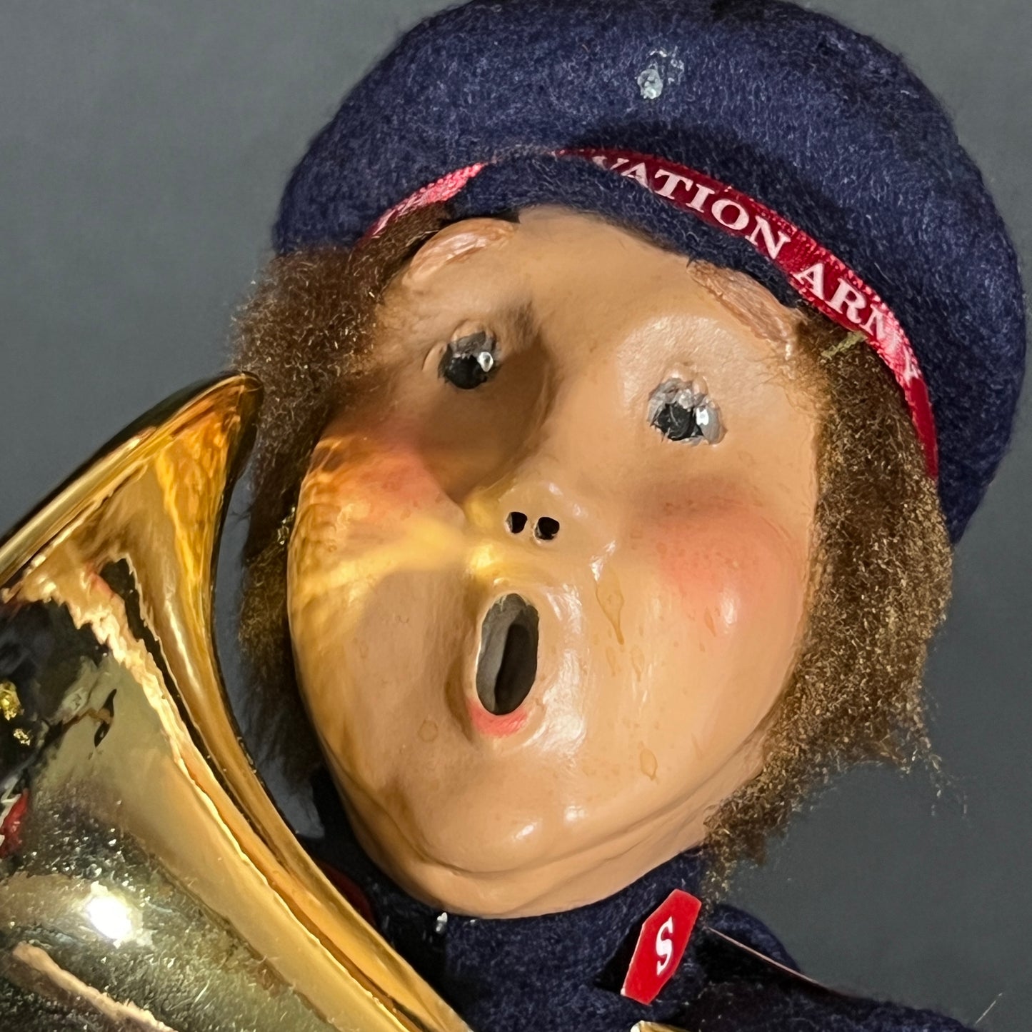 Byers Choice Doll - Salvation Army Tuba Player Caroler