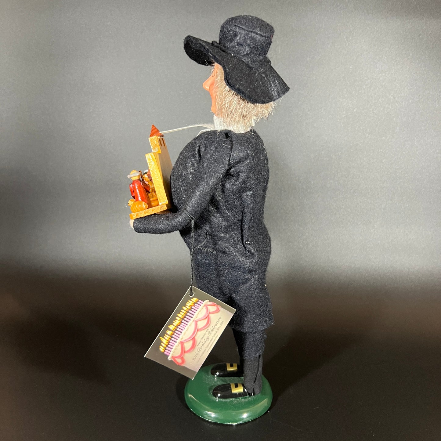 Byers Choice Doll - Minister Caroler Holding a Wooden Nativity