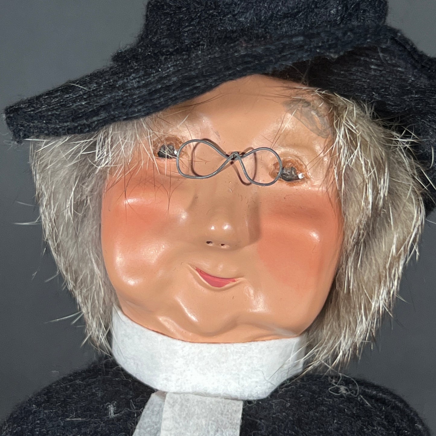 Byers Choice Doll - Minister Caroler Holding a Wooden Nativity