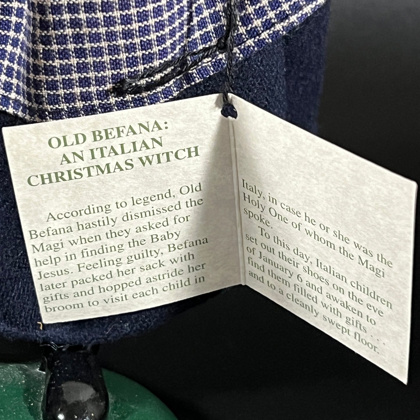 Byers Choice Doll - "Old Befana" the Christmas Witch