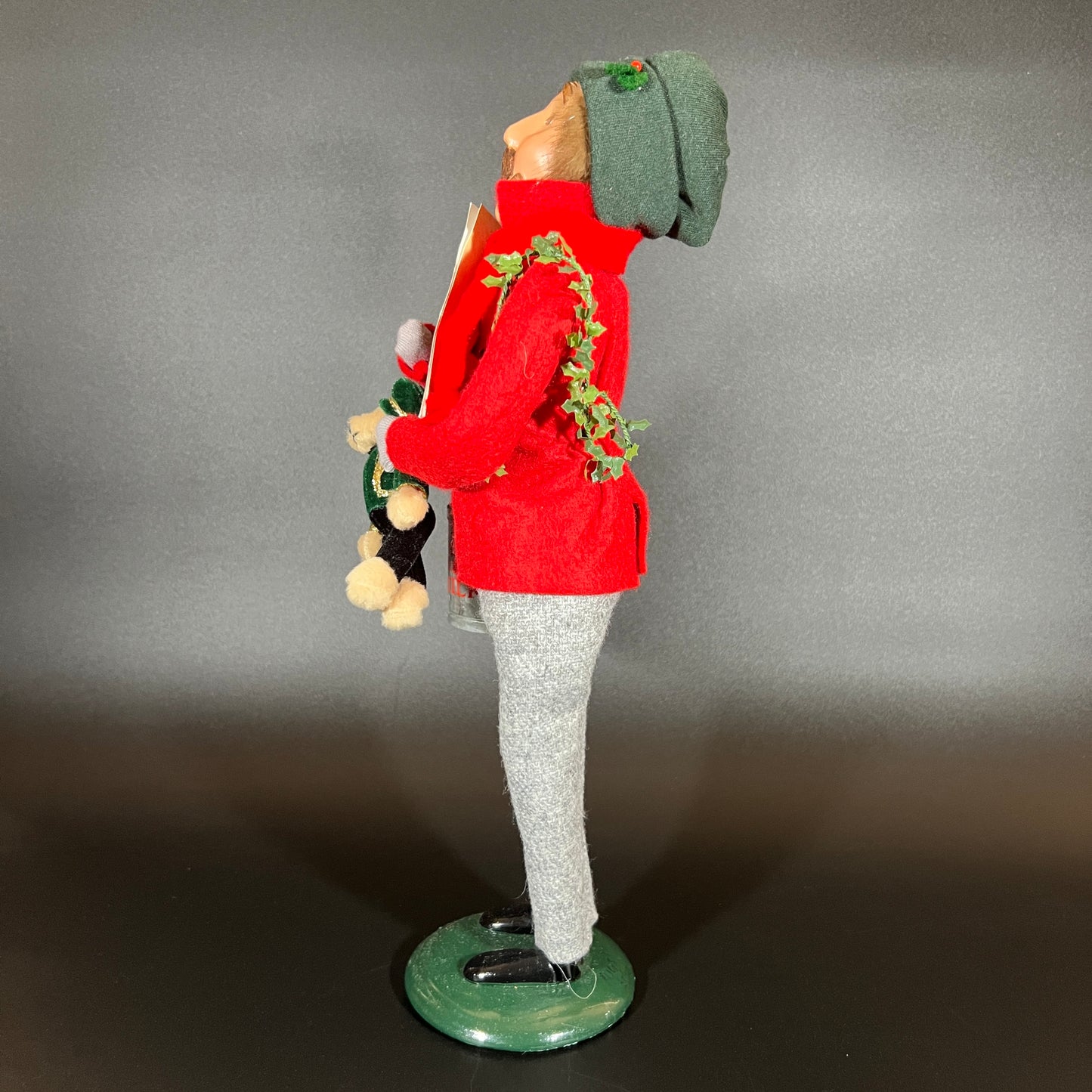 Byers Choice Doll - Traditional Shopper Man Holding Milk, Sheet Music and Teddy Bear