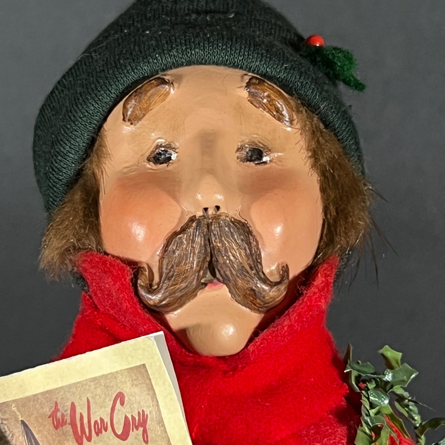 Byers Choice Doll - Traditional Shopper Man Holding Milk, Sheet Music and Teddy Bear