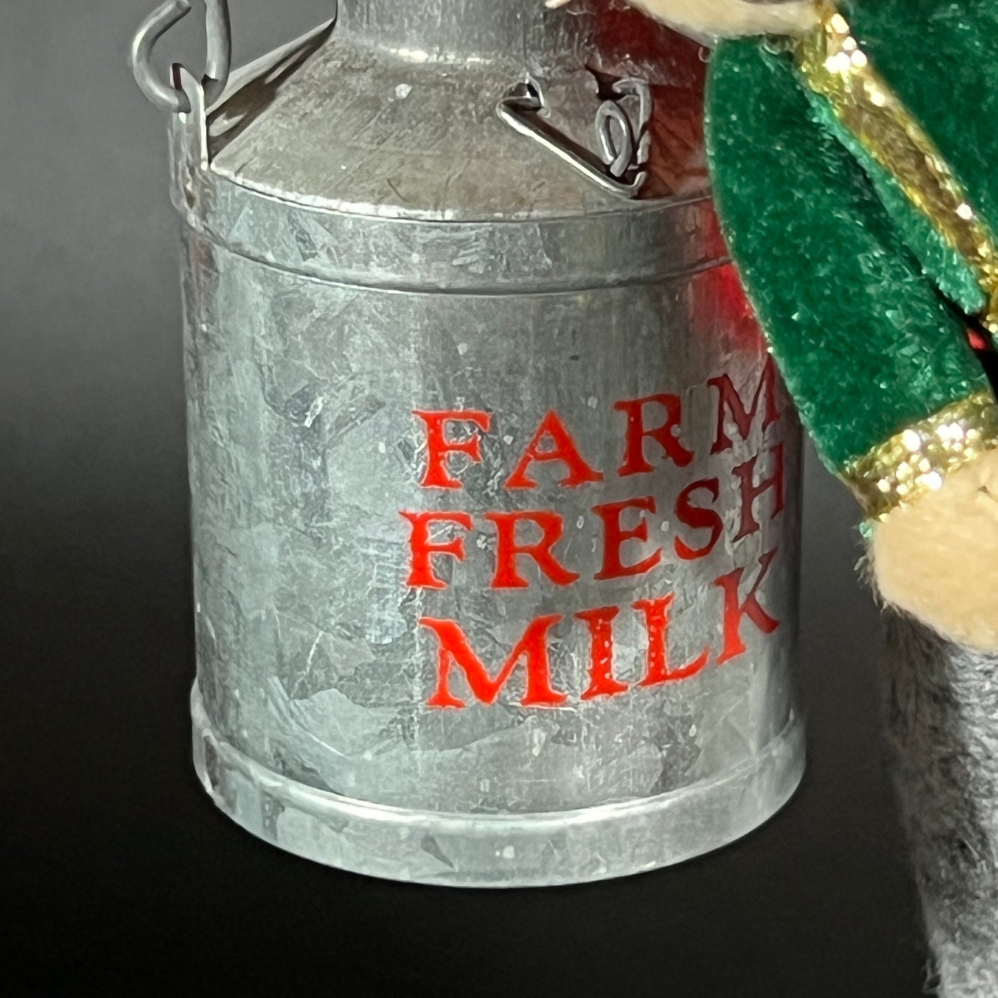 Byers Choice Doll - Traditional Shopper Man Holding Milk, Sheet Music and Teddy Bear