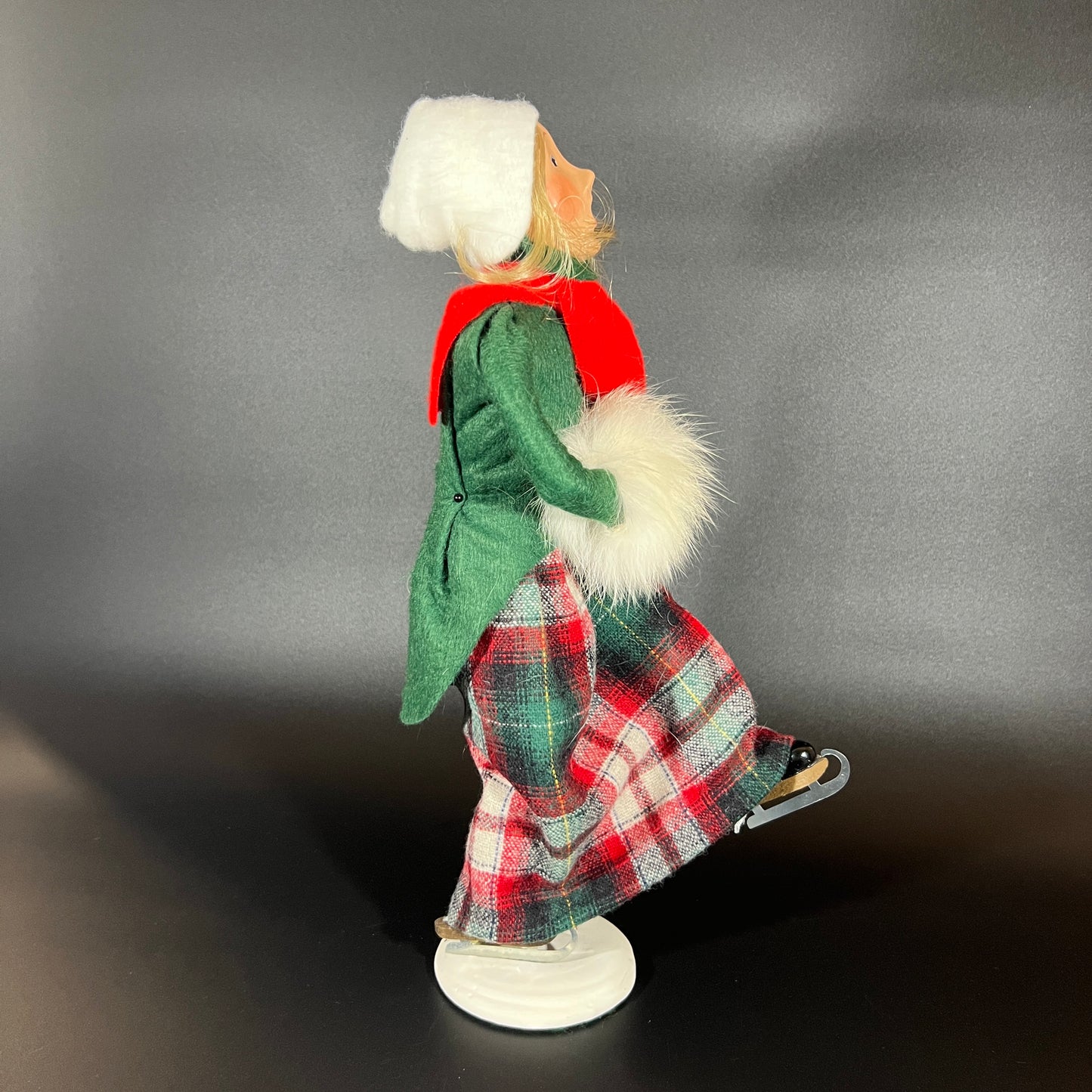 Byers Choice Doll - Woman Skater, Signed and Numbered