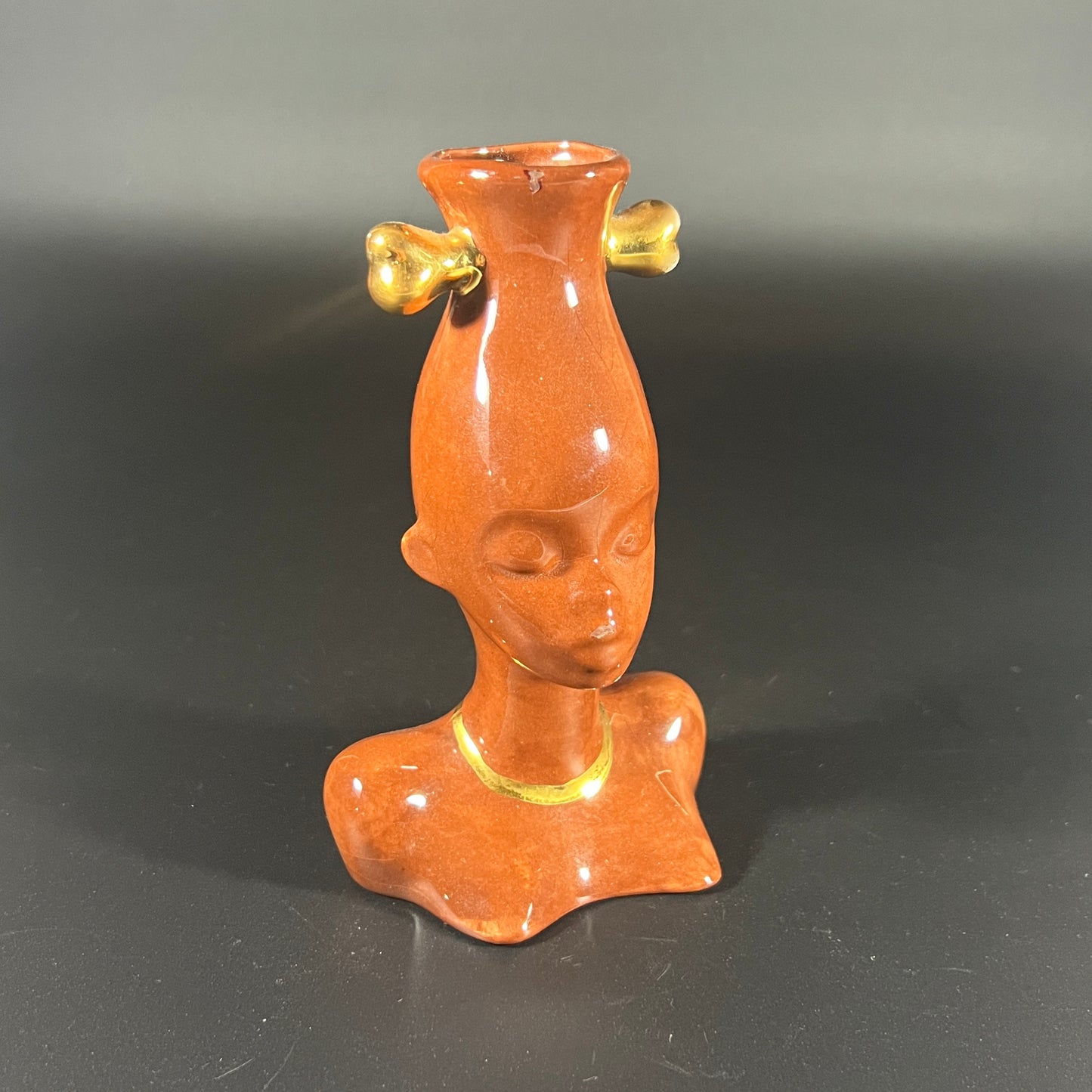 Vintage Dorothy Kindell Exotic Woman Head Vase