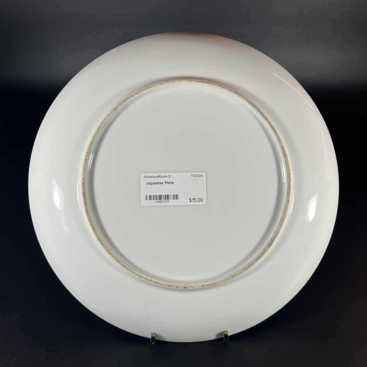Japanese Kabuki Warrior Ceramic Plate