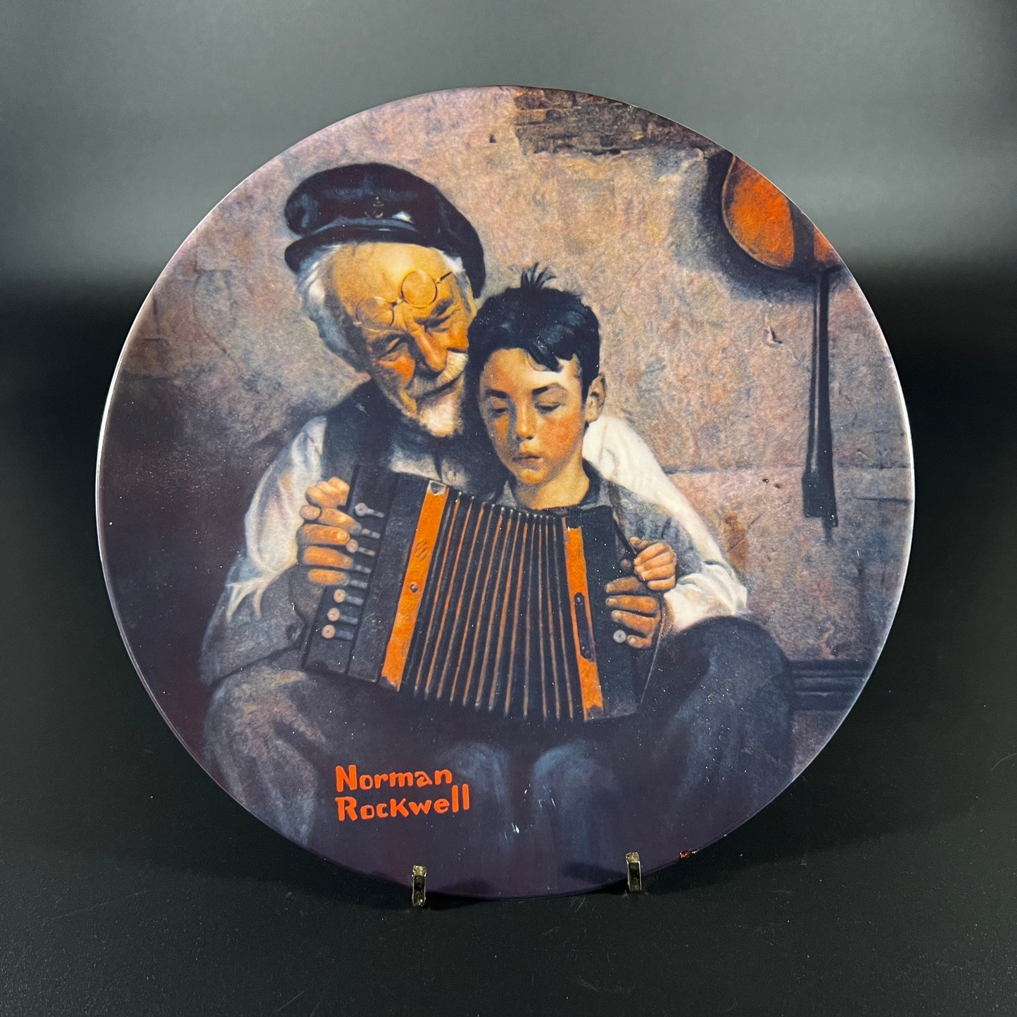1981 Norman Rockwell “The Music Maker” Collector Plate