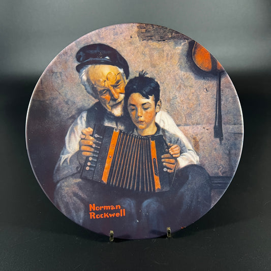 1981 Norman Rockwell “The Music Maker” Collector Plate