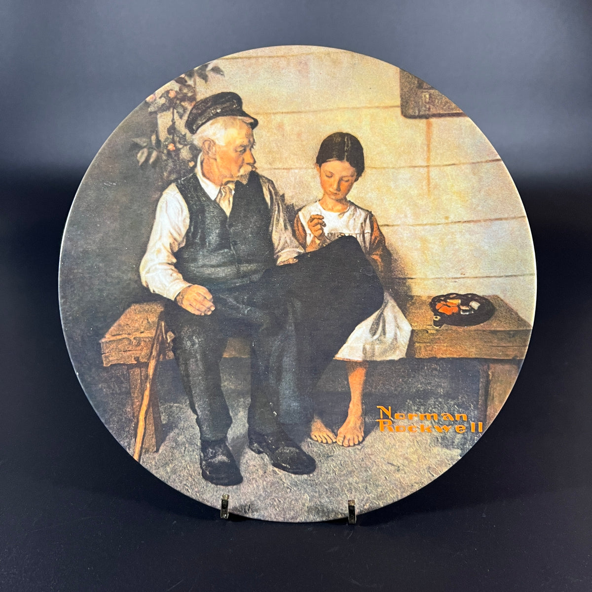 Norman Rockwell Collector Plates - Vintage Set of 4 - 1970s–1980s 8.5”