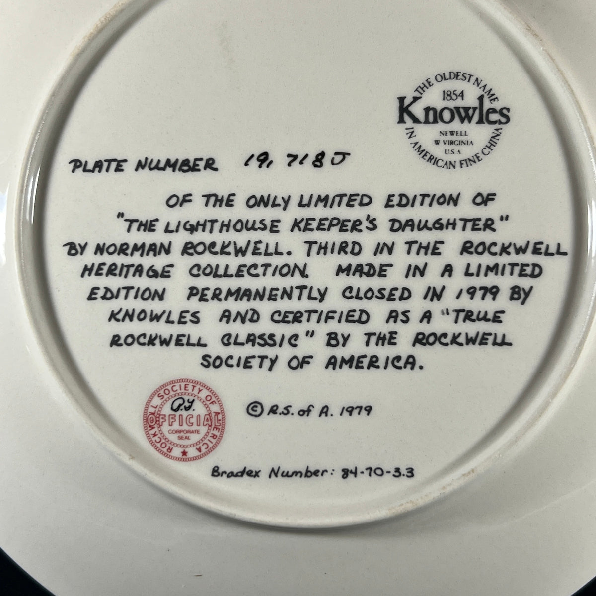 Norman Rockwell Collector Plates - Vintage Set of 4 - 1970s–1980s 8.5”