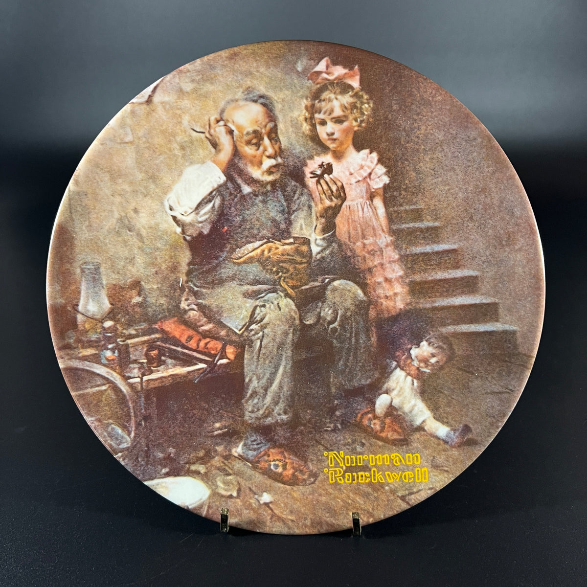 Norman Rockwell Collector Plates - Vintage Set of 4 - 1970s–1980s 8.5”