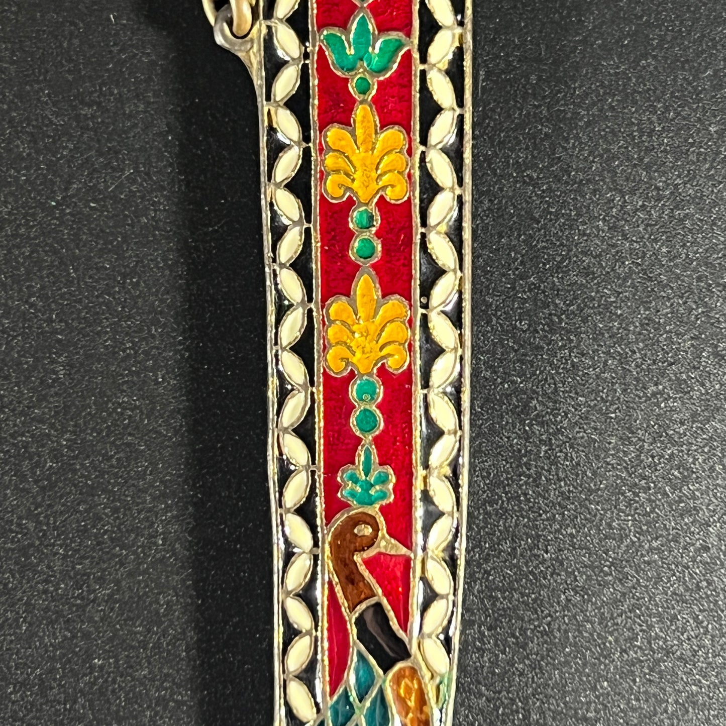 Russian Cloisonné Enamel Dagger with Sheath
