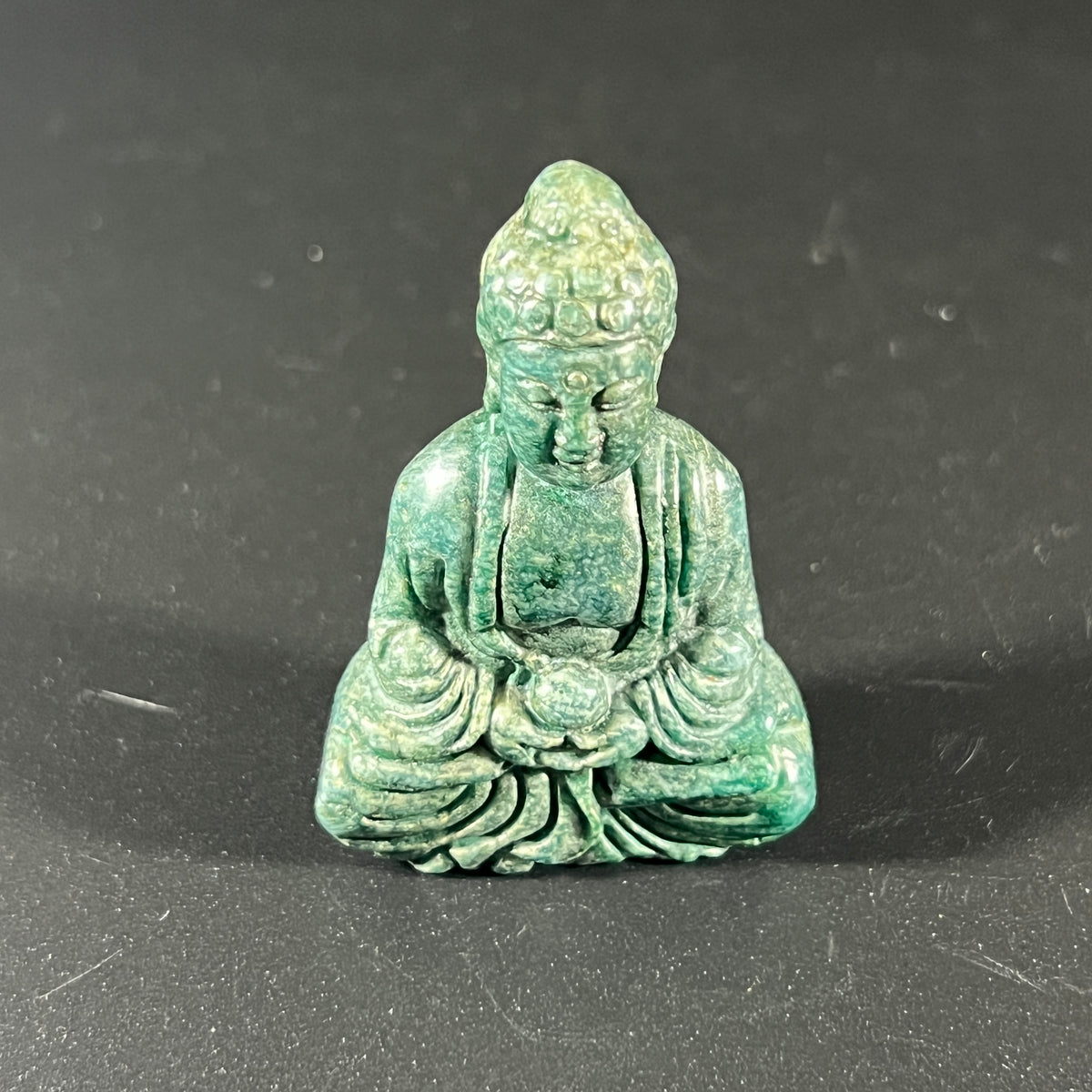 Nephrite Jade Seated Buddha Figurine