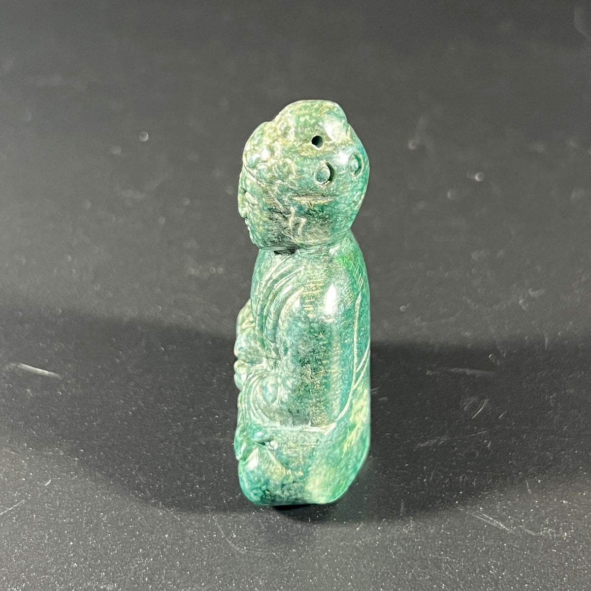 Nephrite Jade Seated Buddha Figurine