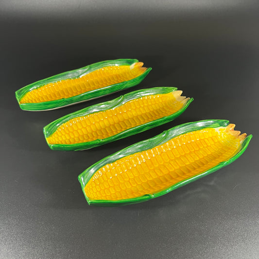Vintage Corn on the Cob Dish Set