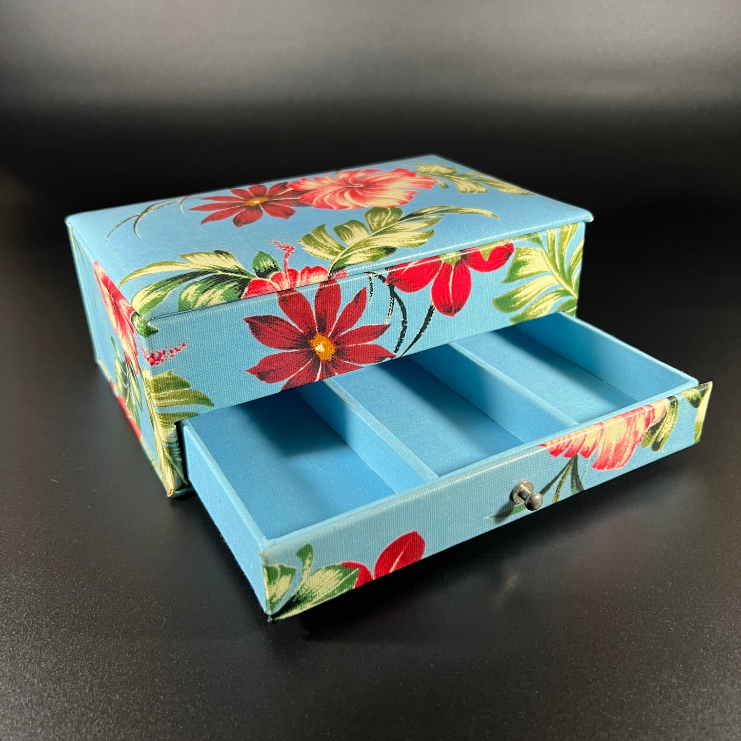 Vintage Floral Jewerly Box