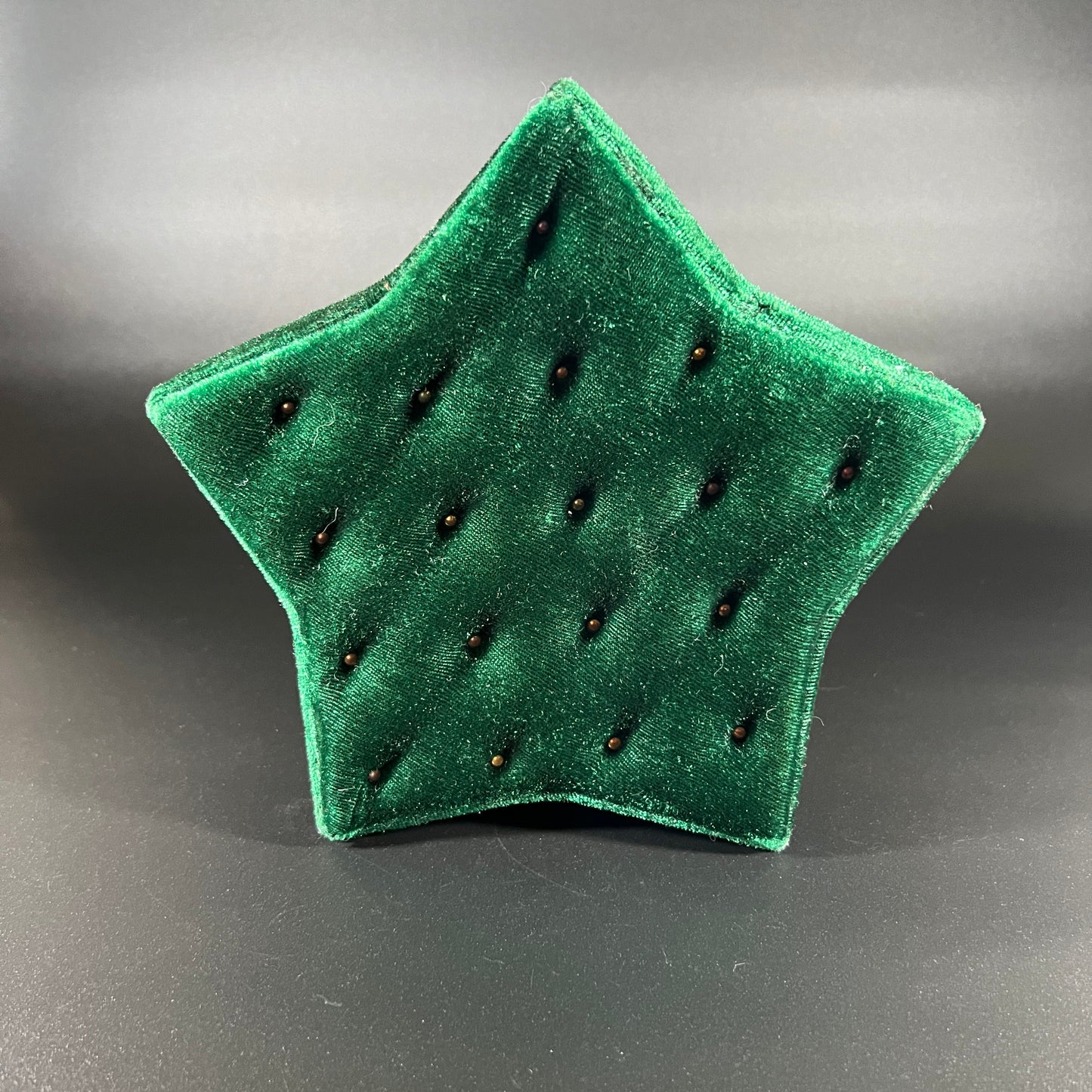 Green Velvet Plush Star Gift Box