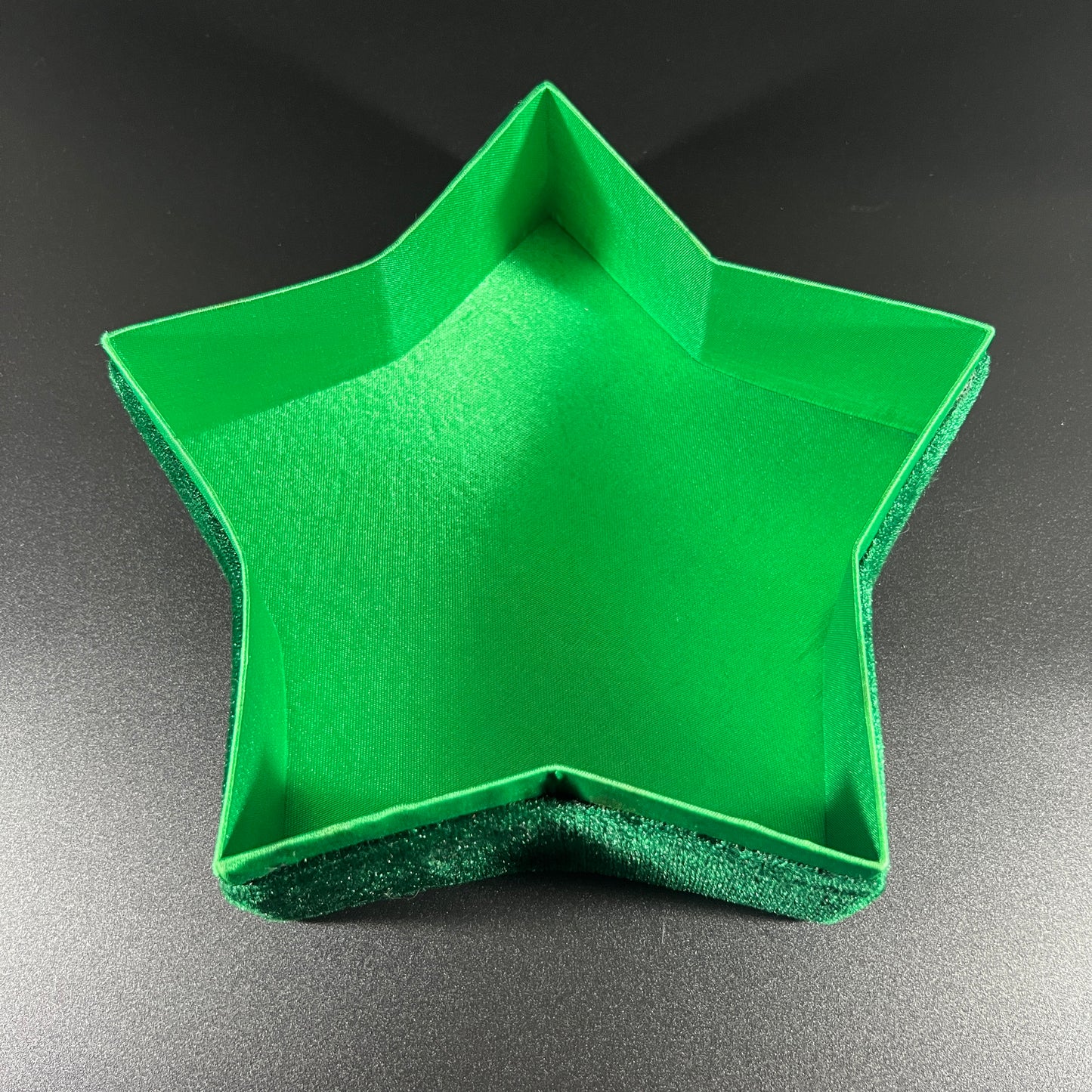 Green Velvet Plush Star Gift Box