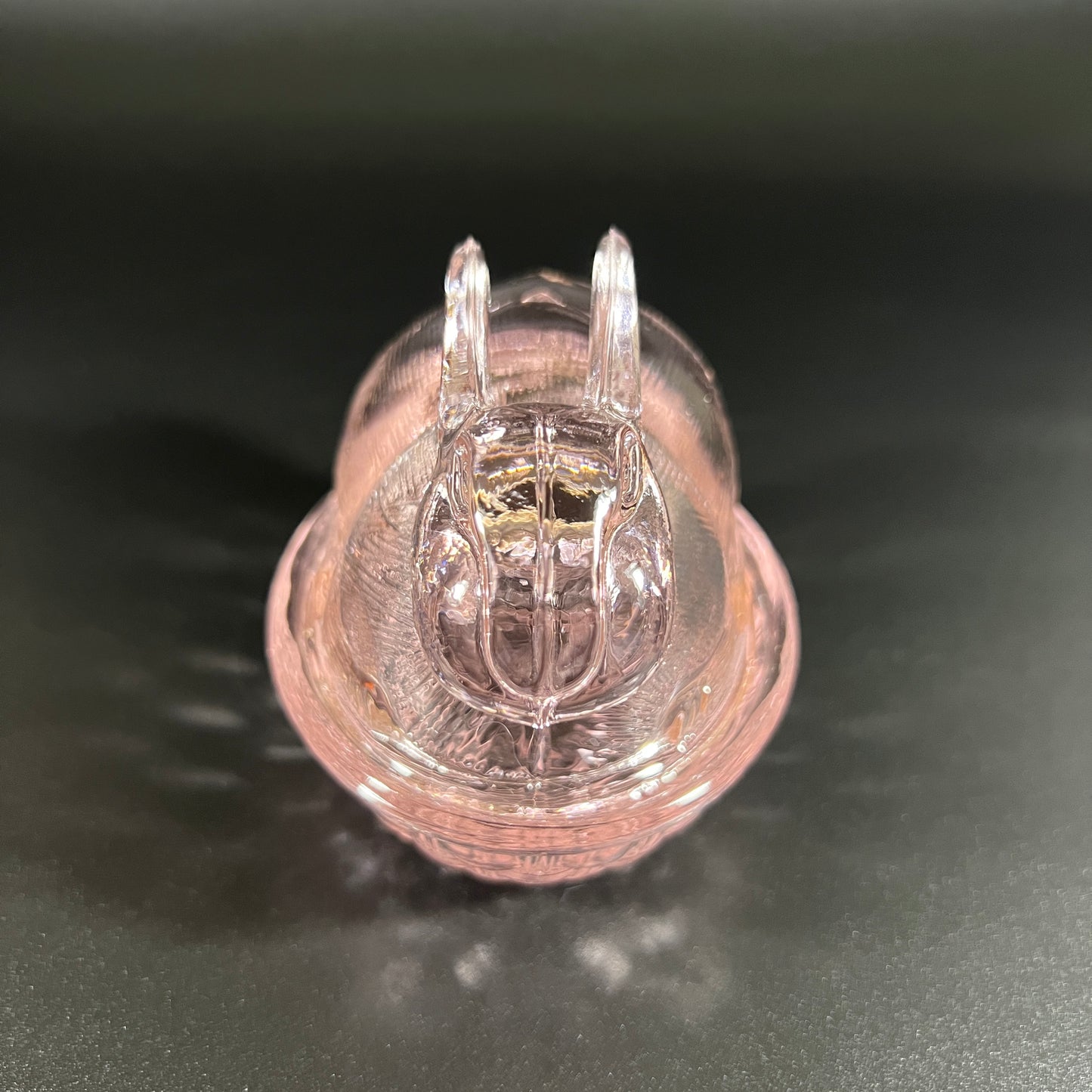Pink Rabbit Candy Dish with Lid