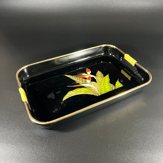 Hand painted Lacquer Asian Tray